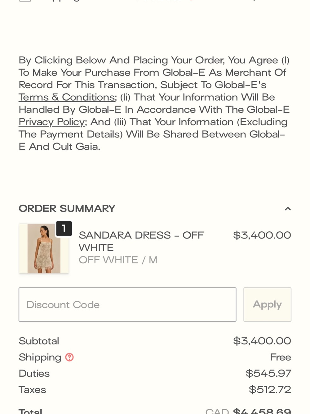 cult gaia Off-White Beaded Sandara Mini Dress - Picture 6 of 6